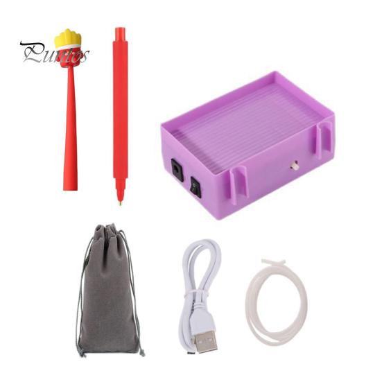 Электрическая ручка для алмазной живописи Вакуумная ручка для алмазной живописи Наборы ручек для алмазной живописи Аксессуары для алмазной живописи Аккумуляторная ручка для алмазной живописи с поддоном для хранения