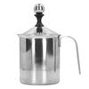 800ML Capacity Manual Milk Frother Stainless Steel Milk Foam Making Tool  Coffee Making