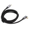 100 Вт PD нейлоновый оплетенный USB C кабель для быстрой зарядки USB 3.1 Gen2 10 Гбит/с 3 кабеля 4K на 60 Гц 1,5 м