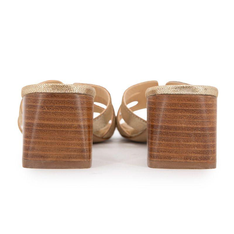 Босоножки Livia gold на каблуке 5 см для женщин LES TROPEZIENNES BY M.BELARBI