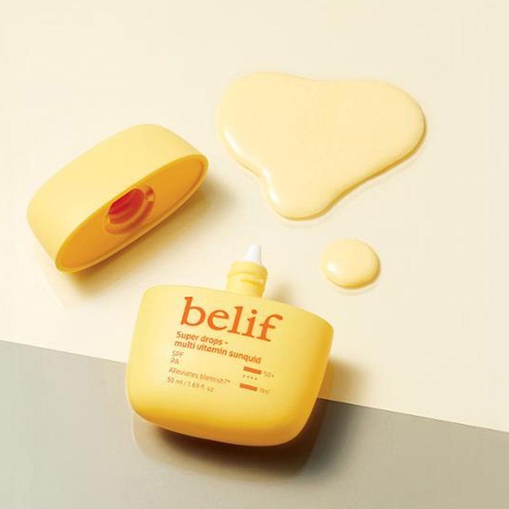 belif Super Drops Мультивитаминный Sunquid 50 мл (SPF50 +)