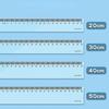 Прямая линейка 20/30/40/50 см, креативная прозрачная линейка из жесткого пластика, студенческие принадлежности, школьные принадлежности, офисные аксессуары