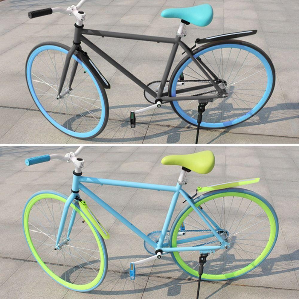 Front Rear Bicycle Mudguard Multicolor Road Bike Mud Guard Durable Bike Fender Wings Universal