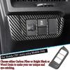 1PCS Car Headlight Switch Buttons Panel Cover Trim for Honda CRV  2024 2025 2026 - ABS Carbon Fiber Sport Interior Accessories