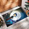 Coraline Printed Crystal Velvet Area Rug, Soft Anti-Slip Water Absorbent Floor Mat for Living Room Bedroom