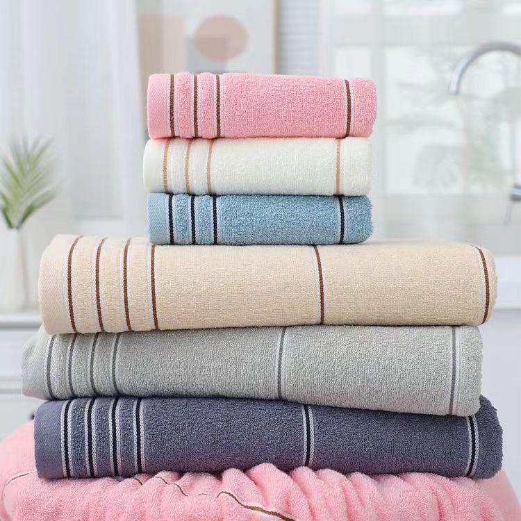 Хлопковое банное полотенце Jieliya - Впитывающее, Не оставляет ворса, Мягкое и приятное для кожи, для мужчин и женщин