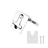 Marine Grade Stainless Steel 316 Cam Latch Flush Pull Deck Latch Lift Handle With Back Plate Boat Hardware Accessories