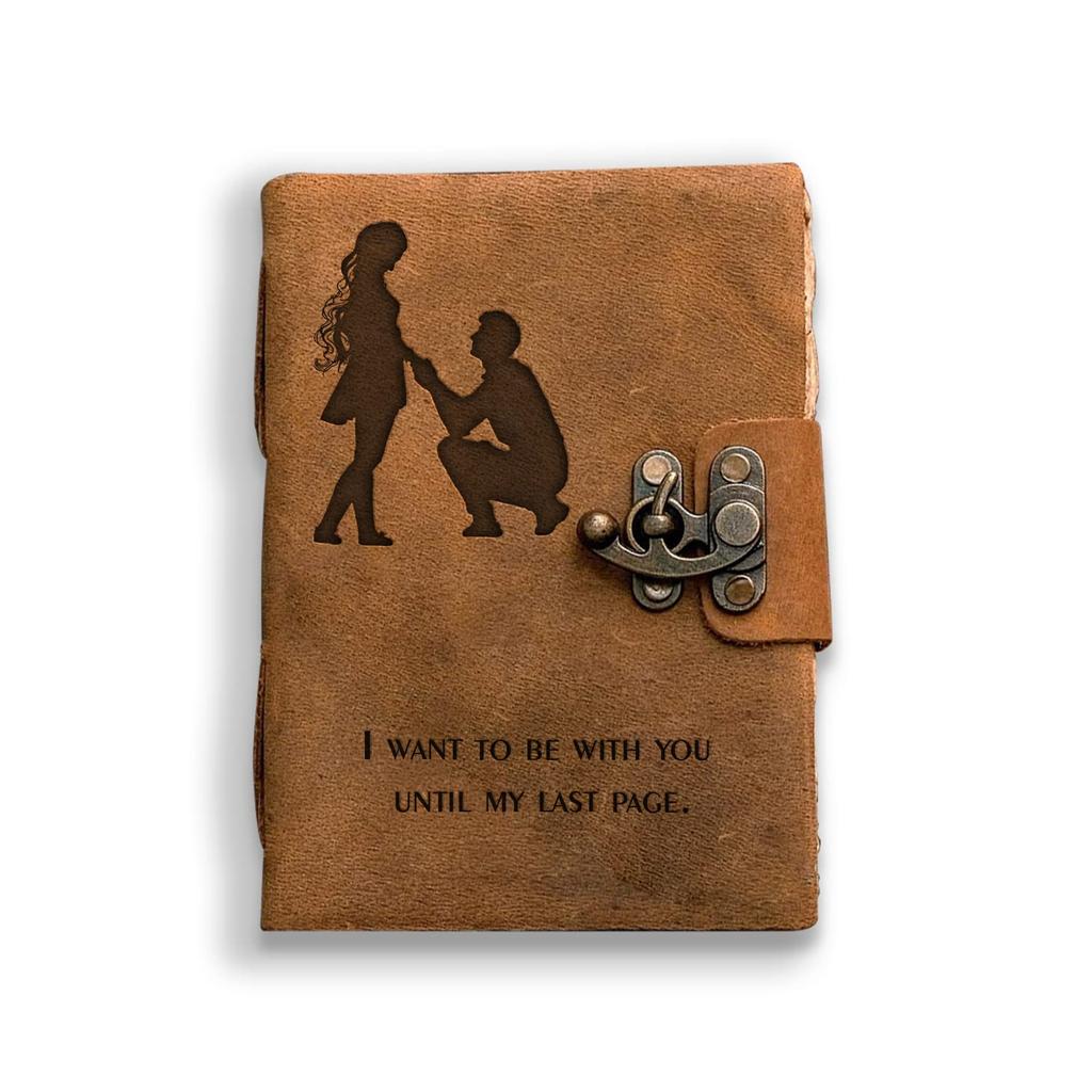 Кожаный чехол ручной работы с декоративными краями, винтажный макет любовника, дневник с гравировкой и металлическим замком, ежедневный журнал, планировщик, тетради для письма
