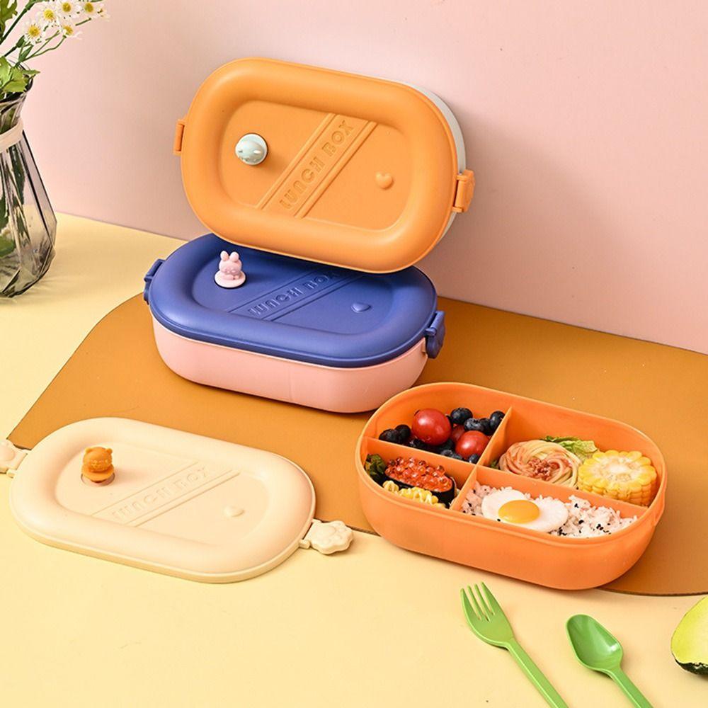 Leakproof Food Storage Container Microwavable Fruit Food Boxes Spice Container Lunch Box Camping