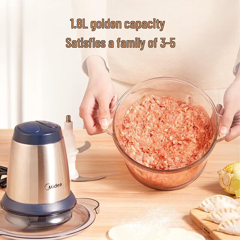 Midea Электрическая мясорубка LEasy225 вилка CN (адаптер в комплекте)