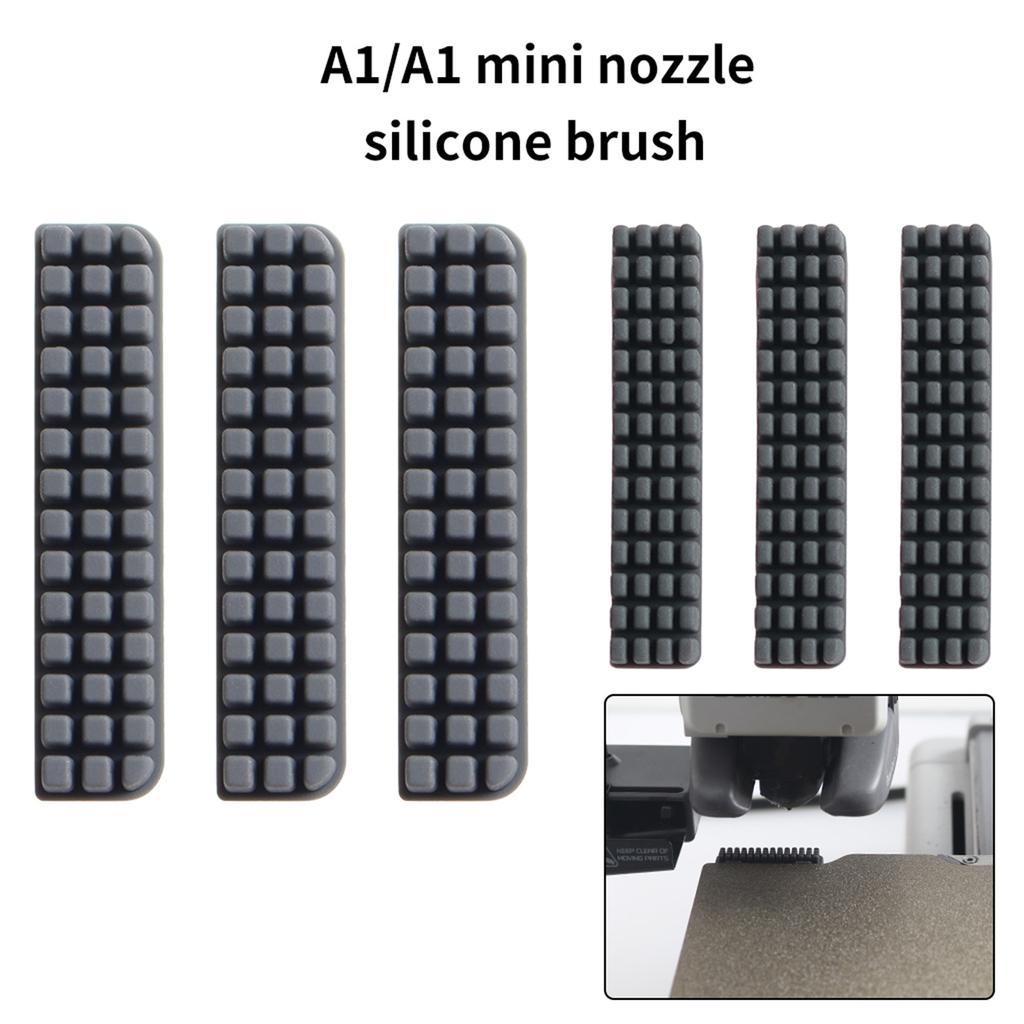 Премиальные силиконовые щетки для чистки сопел для мини-экструдера 3D-принтера Bambu Lab A1/A1, бережный и эффективный инструмент для чистки