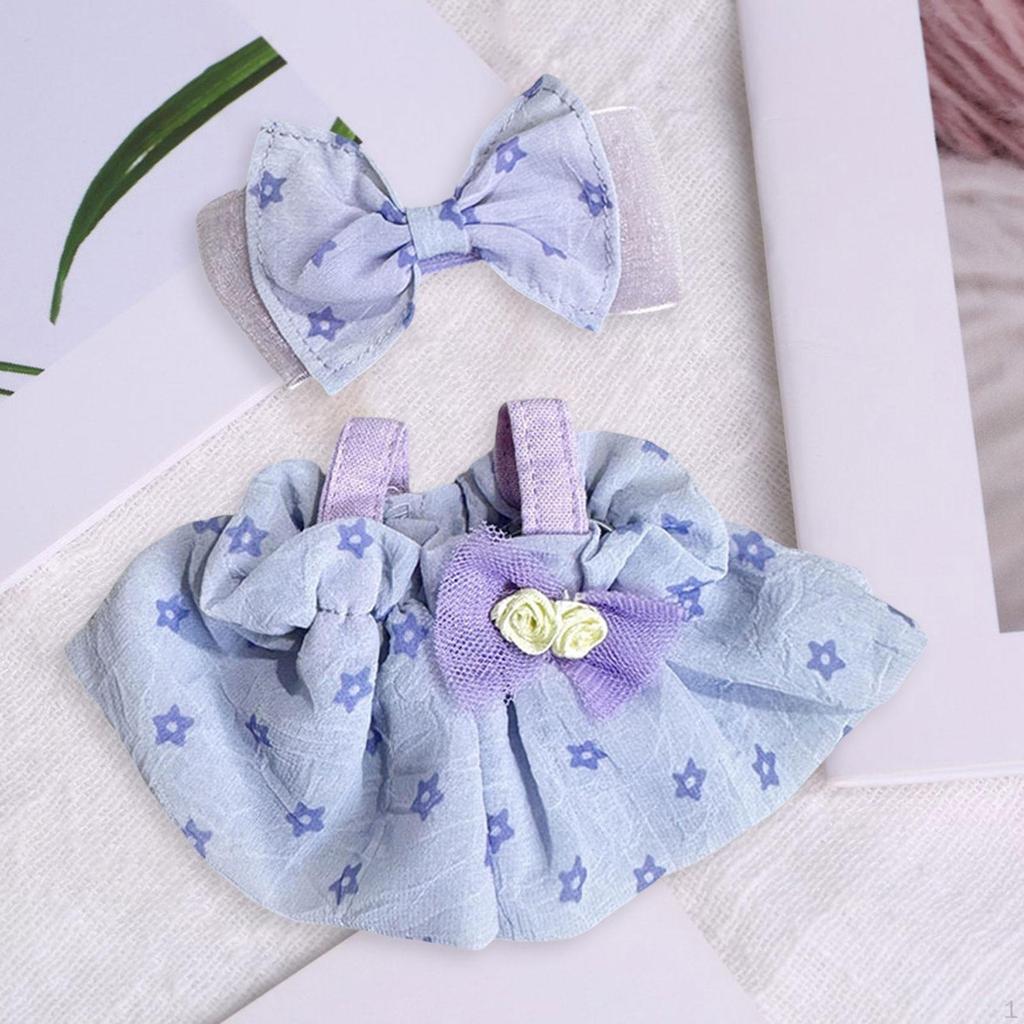 Adorable Doll Suspender Skirt Collection for 8-Inch Toys