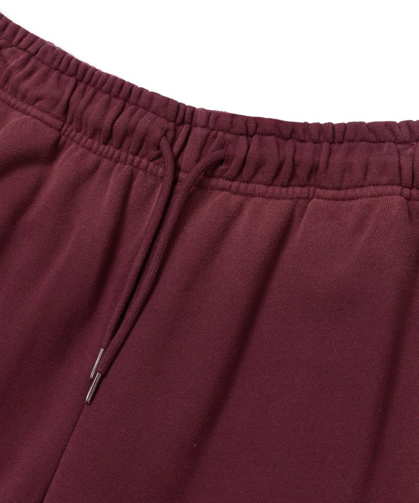 BROWNBREATH Tag Dirty Wide Sweat Pants - Burgundy