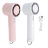 Handheld Fan Portable 5 Speed High Wind 1200mAh Powerful Desktop Fan with Hanging Buckle for Outdoor