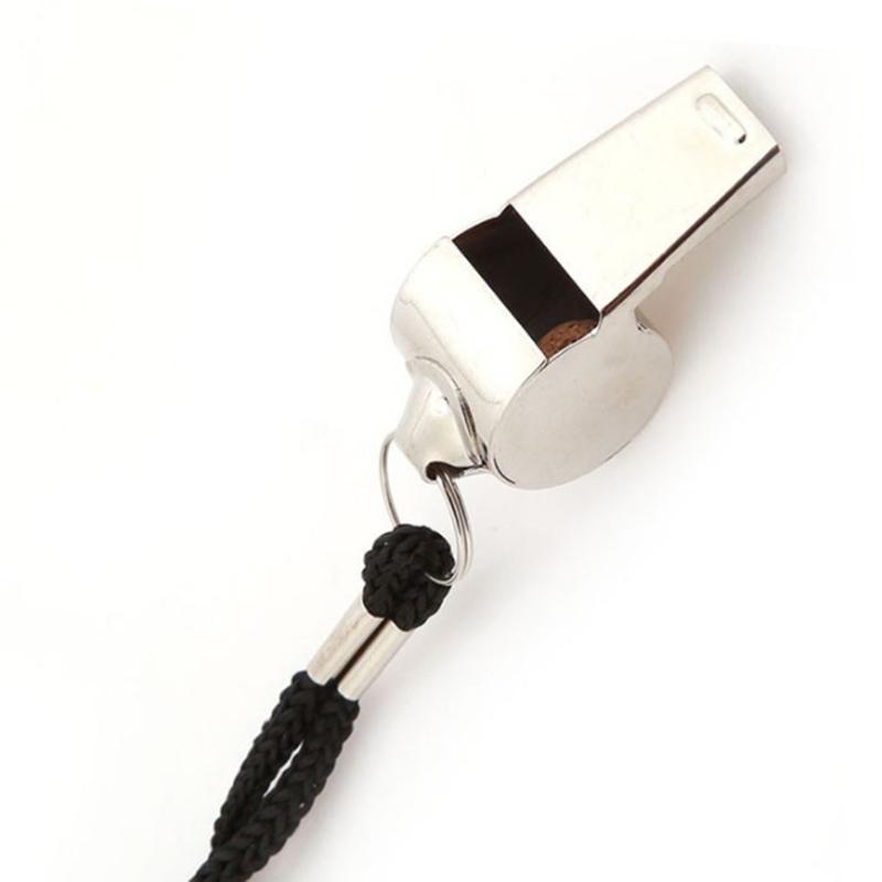 Свисток из нержавеющей стали, свисток для оказания первой помощи, футбол, баскетбол, хоккей, бейсбол, спортивный свисток для рефери, выживание на открытом воздухе