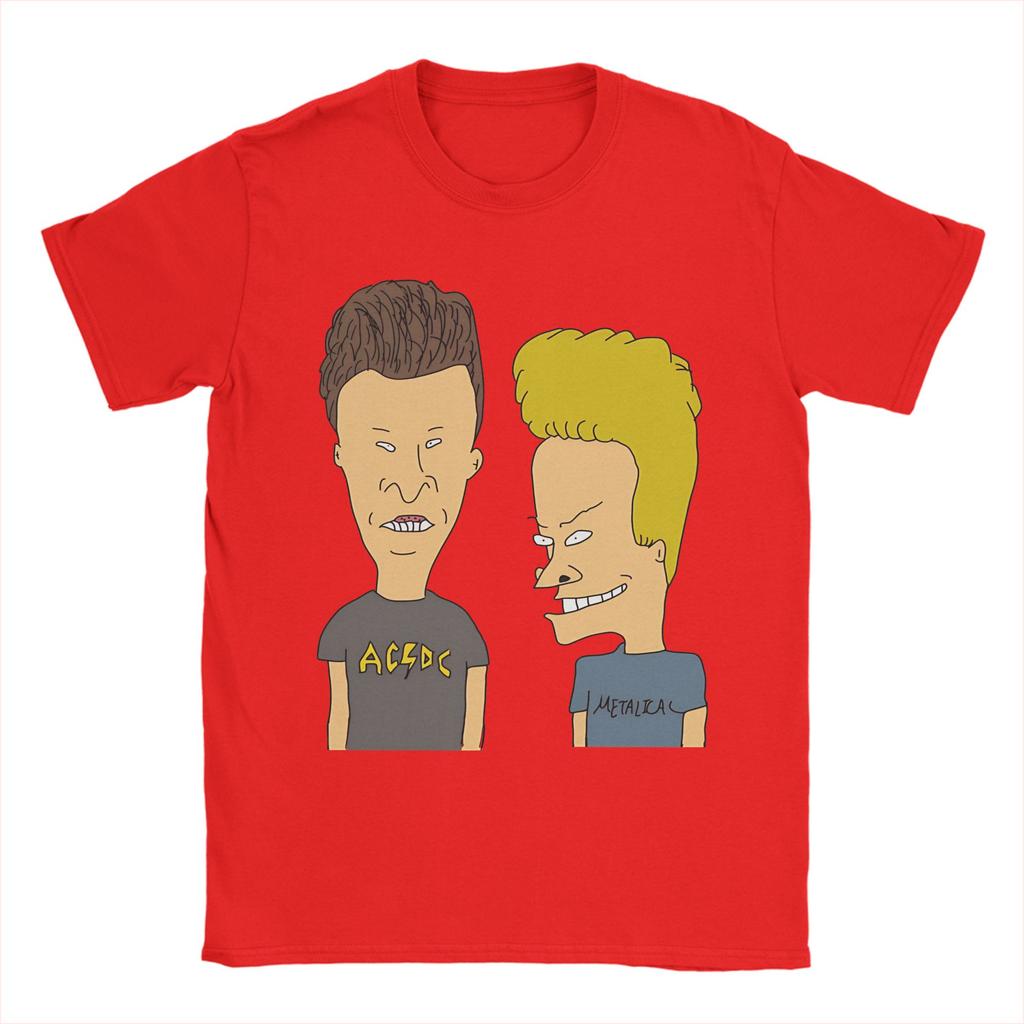 Beavis and Butthead Premium TShirts for Men Women Funny Cotton Tee Shirt O Neck Short Sleeve T Shirt Printed Clothing