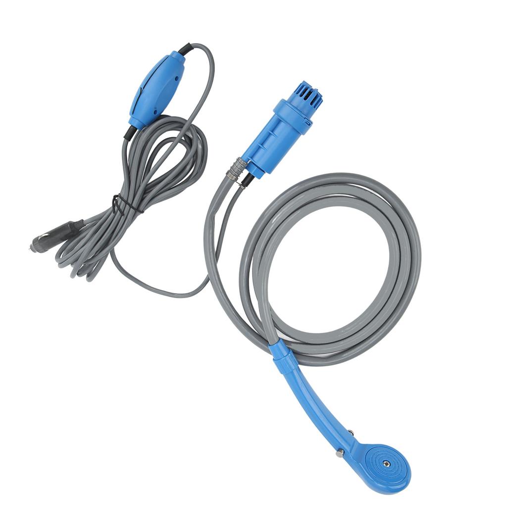 12V Портативный походный душ Складное ведро Набор 20л Вместимость Многоцелевой для пеших походов Мытье автомобиля Домашнее животное