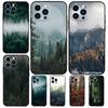 Красивый чехол с изображением горного леса и природы Для iPhone 11 12 13 14 15 16 Pro Max 15 16 Plus 13 12 Mini X XS XR