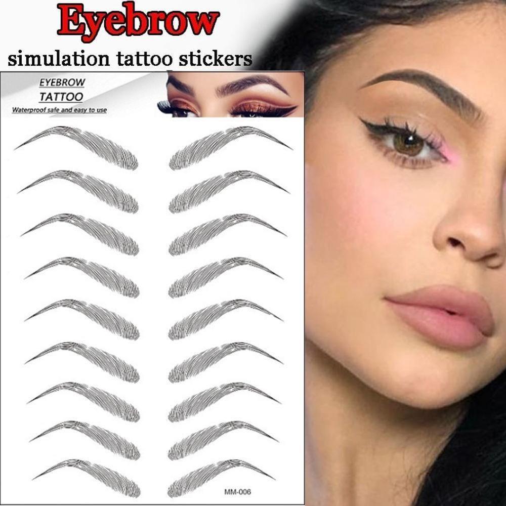 Semi-Permanent Beauty Tools Cosmetic Makeup Tools False Eyebrows Eyebrow Sticker Eyebrow Tattoo