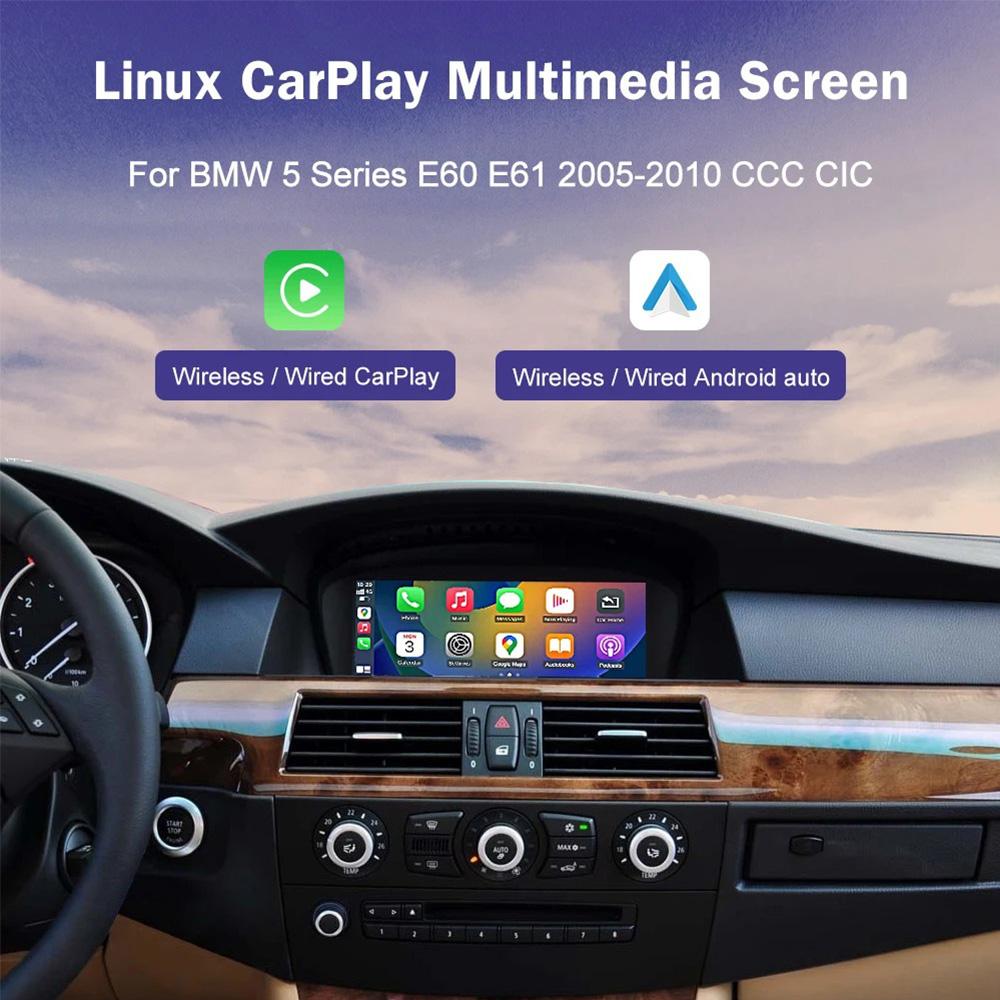 Автомобильное радио для BMW 5 серии E60 E61 E63 E64 E90 E91 E92 E93 CCC CIC MP5, навигация, мультимедийный видеоплеер CarPlay