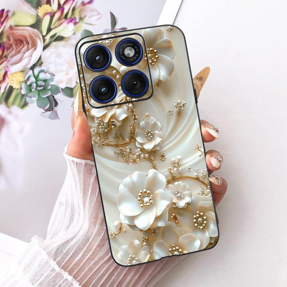 For Motorola XT2601-2 Casing For Motorola Edge 70 Cover Aesthetic Fashion Butterfly Cute Cat Cool Painted Soft Phone Case