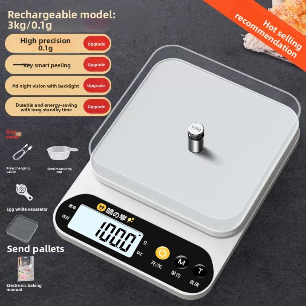 Маленькие электронные весы Весы для граммов Электронные весы Высокоточные кухонные весы Точность для выпечки Бытовые коммерческие весы для продуктов Маленькие весы