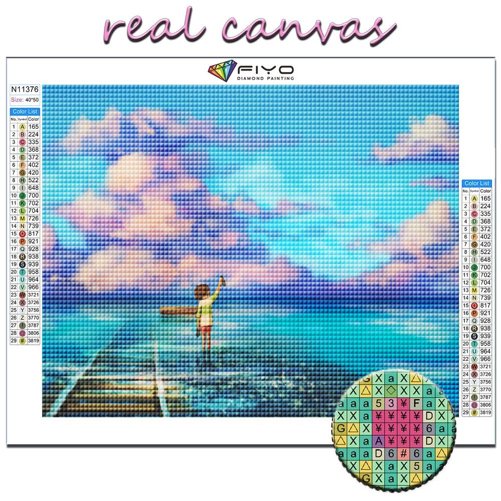 DIY 5D алмазная живопись Художественная луна и звездное небо набор для вышивки крестом полная дрель вышивка мозаика художественная картина стразы подарок