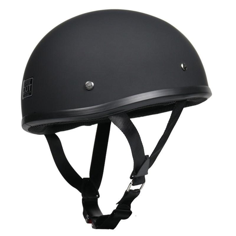 Small Scooter Helmets Motorcycle Helmet Body Half Helmet Gourd Ladle Helmet of the Four Seasons of Portable Harley Men and Women