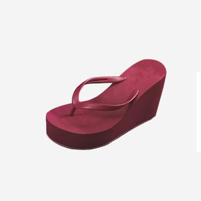 Туфли на высоком каблуке, тапочки, летняя обувь для женщин, удобные, простые, однотонные, женские сандалии, тапочки на платформе