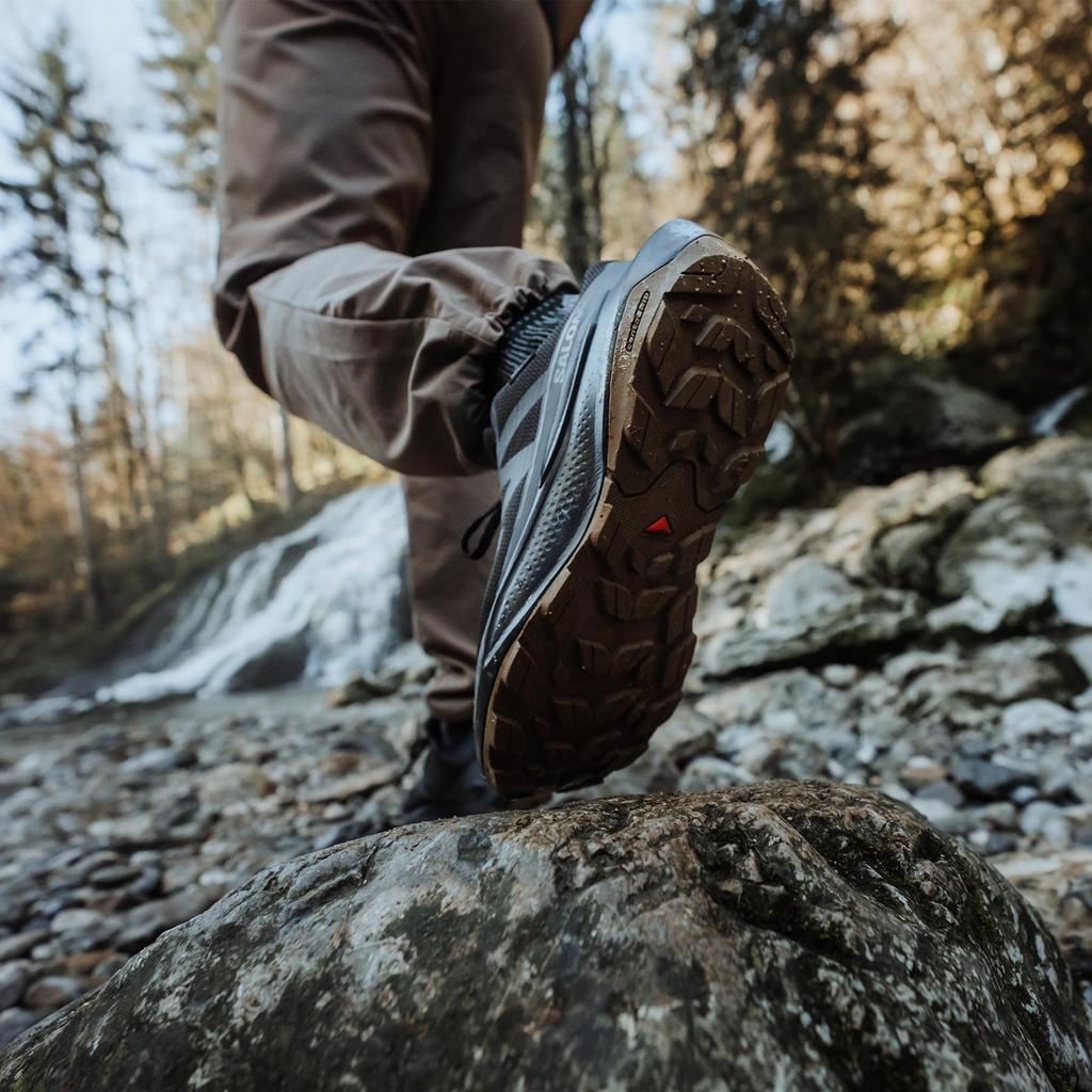 Обувь Salomon ELIXIR TOUR WP Tour L47576700 см для пешего туризма/треккинга (Эликсир Водонепроницаемый) Черный/Асфальт/Кастлрок 27.0