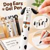 Fast Drying Ink Kawaii Puppy Pen 0.5mm ST Tip Creative Writing Pen Student Gel Pen  Exam Practice