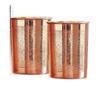 Glass - 275 ML, Copper Tumbler for Water Drinking, Elegant Drinkware & Serveware, Perfect for Gifting, Home, and Festive Décor, Set of 2