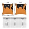 Black Cat Pillow Cover Soft Cushion Cover Cute Funny Pillow Case For Sofa Car Home Decor