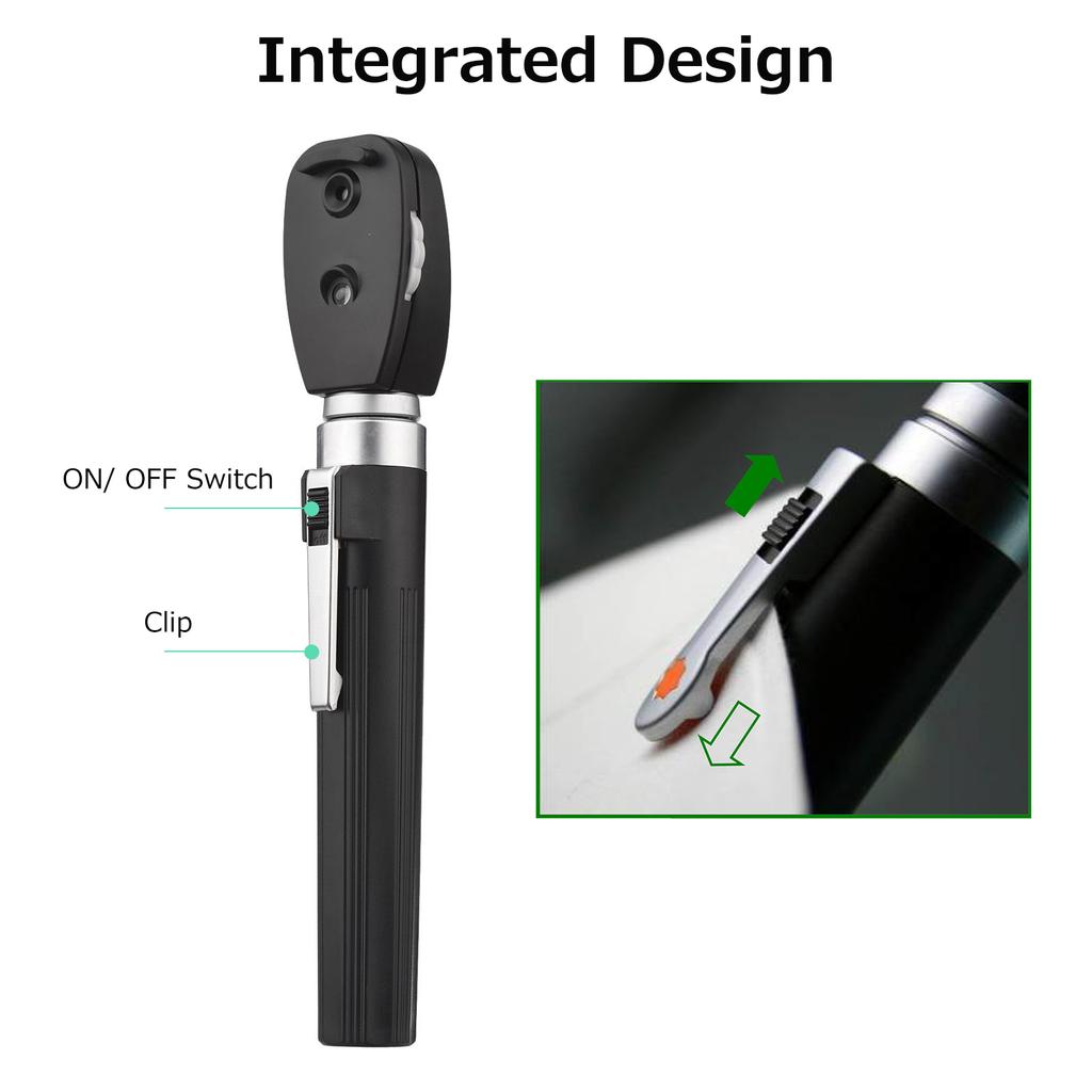 Direct Ophthalmoscope 5 Different Apertures Professional Portable Handheld Ophthalmoscope Eyes