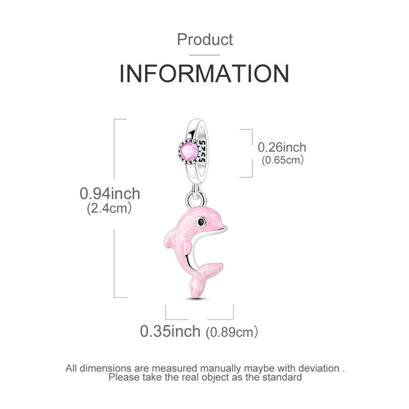 Charms Copper Turtle Dolphins Hedgehogs Pendant Bead Fit Original Necklace Bracelet Bangle Fine Jewelry Women Diy