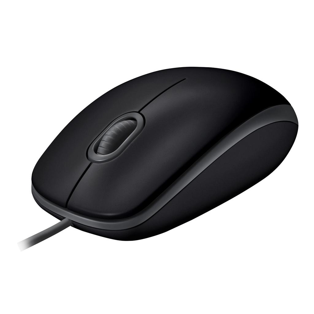 Logitech B110 Silent myszka Oburęczny USB Typu-A Optyczny 1000 DPI