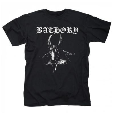 Новая футболка Bathory с козлом, короткий рукав, хлопок, черная, все размеры, AG389, унисекс