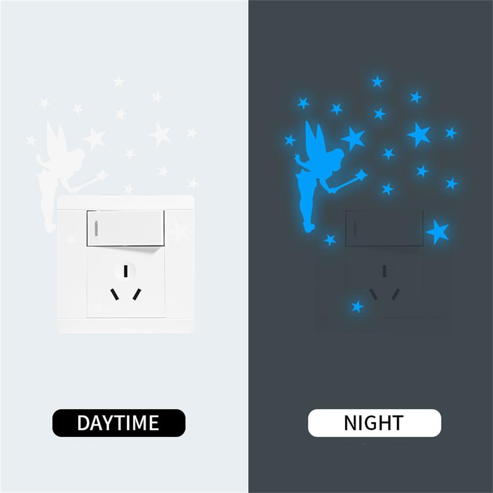 Luminous Switch Stickers Removable Decorative Decals For Children Room Living Room Bedroom Decoration