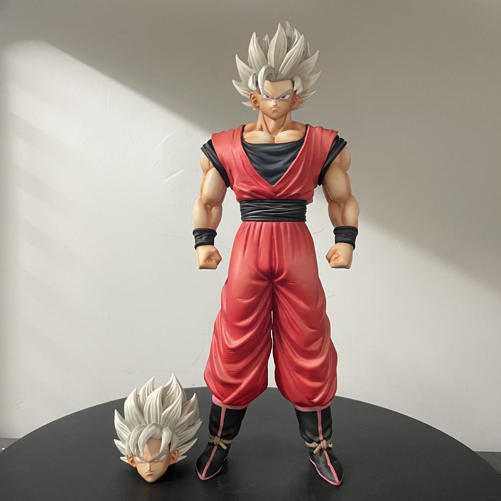 Фигурка Аниме Dragon Ball Серия Super Гоку Двухголовый Супер Сайян Статуэтка Действия Кукла Модель Детские Игрушки Украшение Подарок