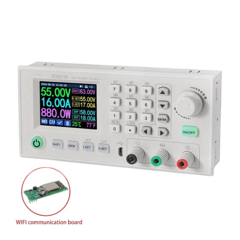 Direct Current Steping Down Variable Regulator 60V 18A Adjust Bucking Convert Voltages Stabilizers 2.4'' Screen