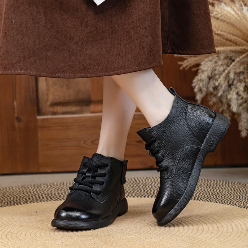 Ботинки из натуральной коровьей кожи на плоской подошве, повседневные ботинки Martin