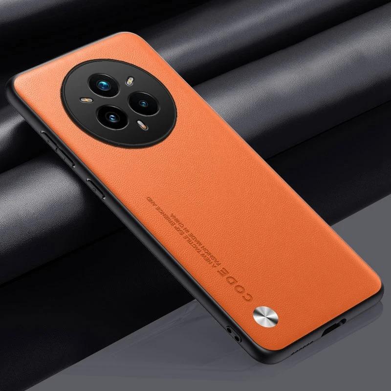 EUCAGR Роскошный чехол из ПУ-кожи для Realme 14 Pro Plus 5G Задняя крышка Ударопрочный чехол для телефона с полной защитой для Realme 14 Pro+