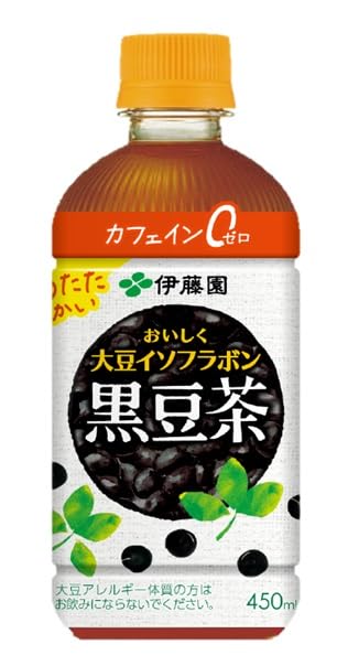 Itoen Hot PET Delicious Soy Isoflavone Black Bean Tea Caffeine Zero 450ml X 24 Bottles