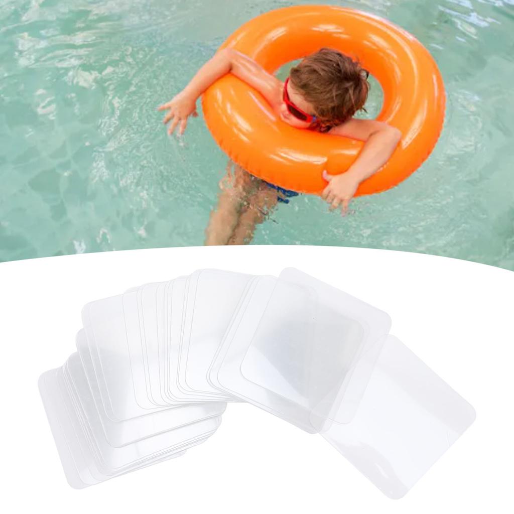 Набор для ремонта надувных изделий, 120 шт., водостойкий, с сильным клеем, воздухонепроницаемый, из прозрачного ПВХ, для матрасов, плотов, каяков, каноэ