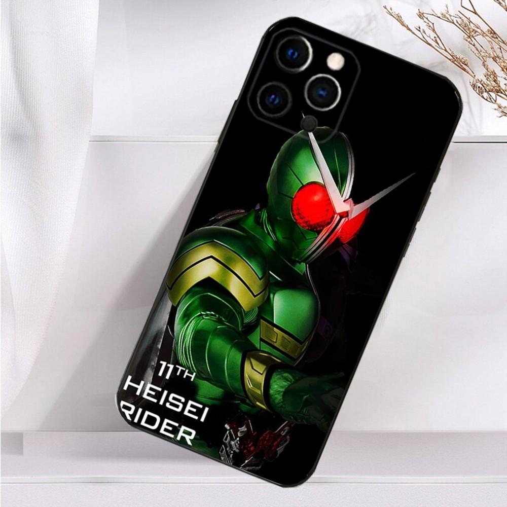 M-Masked R-Rider Kamen Rider Phone Case For iPhone 16,15,14,13,12,11 Plus,Pro Max,XS,X,XR,SE,Mini,8,7 Soft Silicone Black Cover