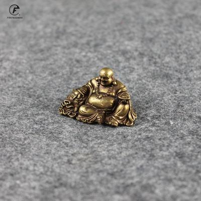 Античные Медные Миниатюрные Фигурки Будды Домашний Декор для Гостиных Чистая Латунь Винтажные Будды Гуаньинь Настольные Украшения
