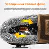 Зимняя мужская хлопковая обувь Супер теплая плюшевая Противоскользящая Удобная Повседневная уличная мужская обувь Износостойкие Модные ботильоны