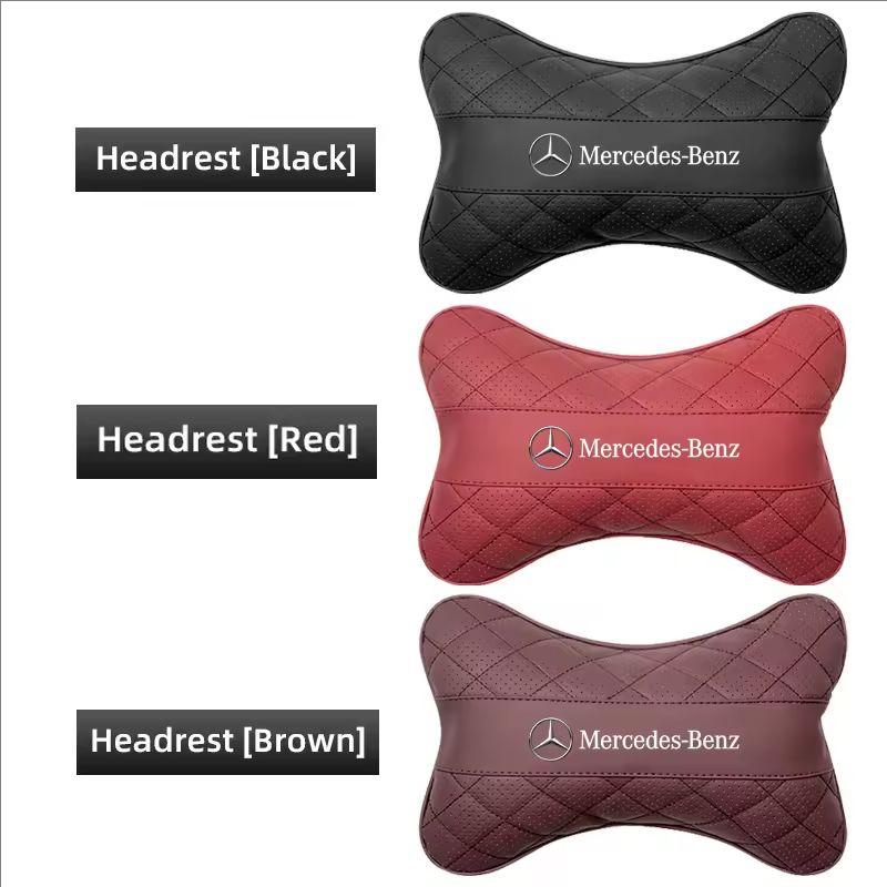 Car Seat Head Support Cushion Lumbar Pillow Accessories For Mercedes Benz AMG W203 W206 W220 W205 W211 W212 W201 W168 W108 GLC c1