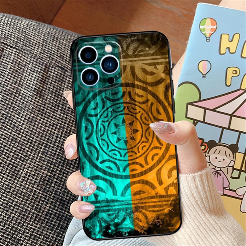 Maori Samoan Polynesian Tribal Phone Case For iPhone 16 Pro Max 15 14 11 12 13 Pro Max Mini XR 16e 16 15 Plus Bumper Cover