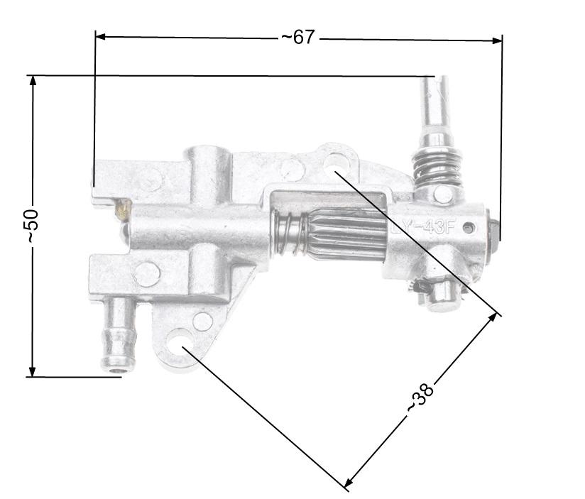 Масляный насос Nac Sps01-45 Cs4500 Cs5200 Рыночные бензопилы Nz97
